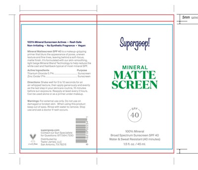 Mineral Mattescreen Spf 40 1.5 Fl. Oz Tube